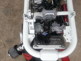 TRS FRAME EXTENSION MOUNT FOR FATTY RIM USING STOCK RUCKUS MOTOR