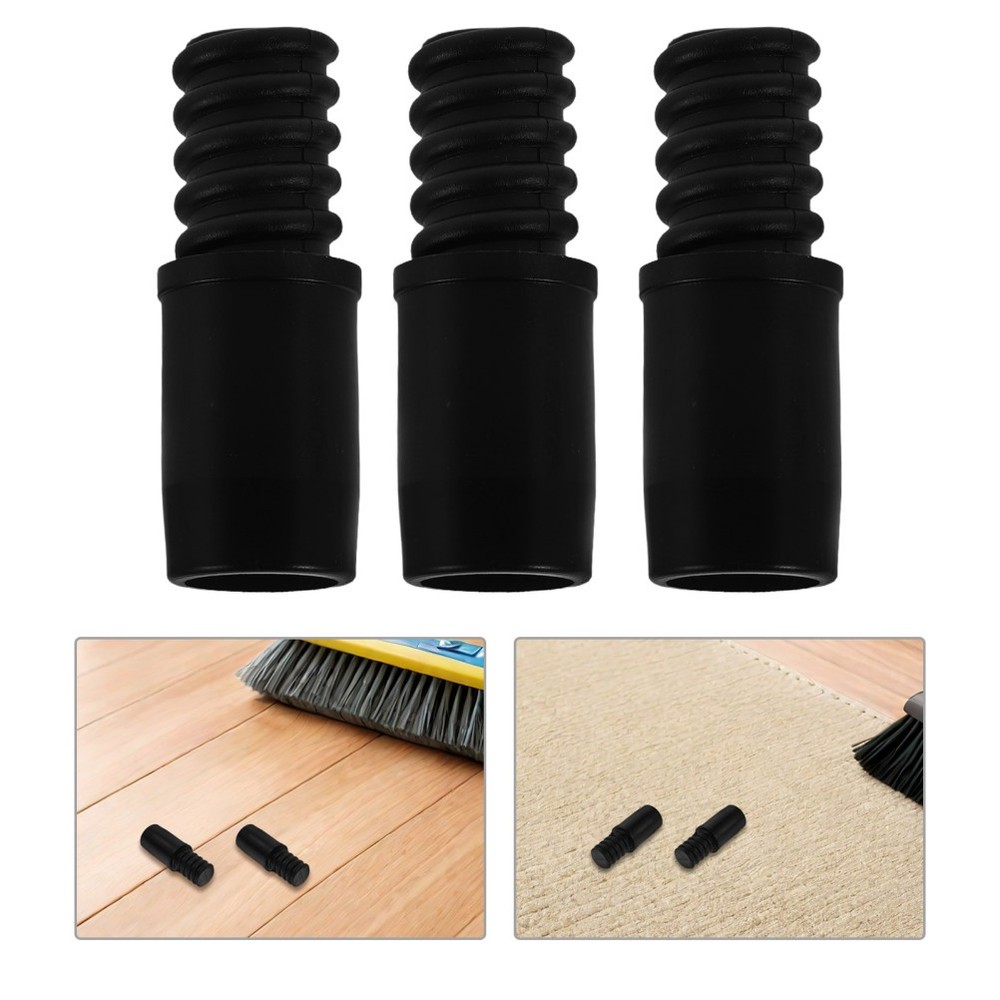3 Pcs Extension Pole Adapter for Mop Broom Handle Replacement Parts