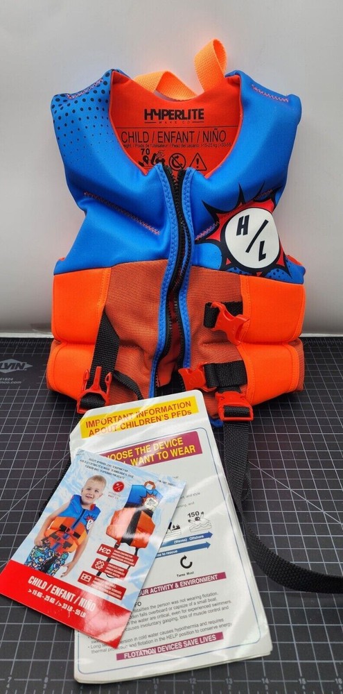 Hyperlite Infant & Child Life Jacket - Vest Under 33lbs-55lbs