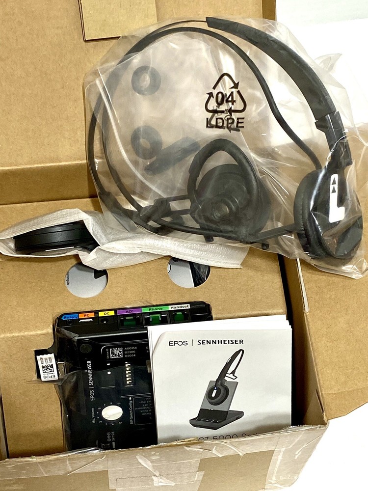 EPOS SDW 5016 - US Monaural Wireless DECT System Headset with Microphone NIB!