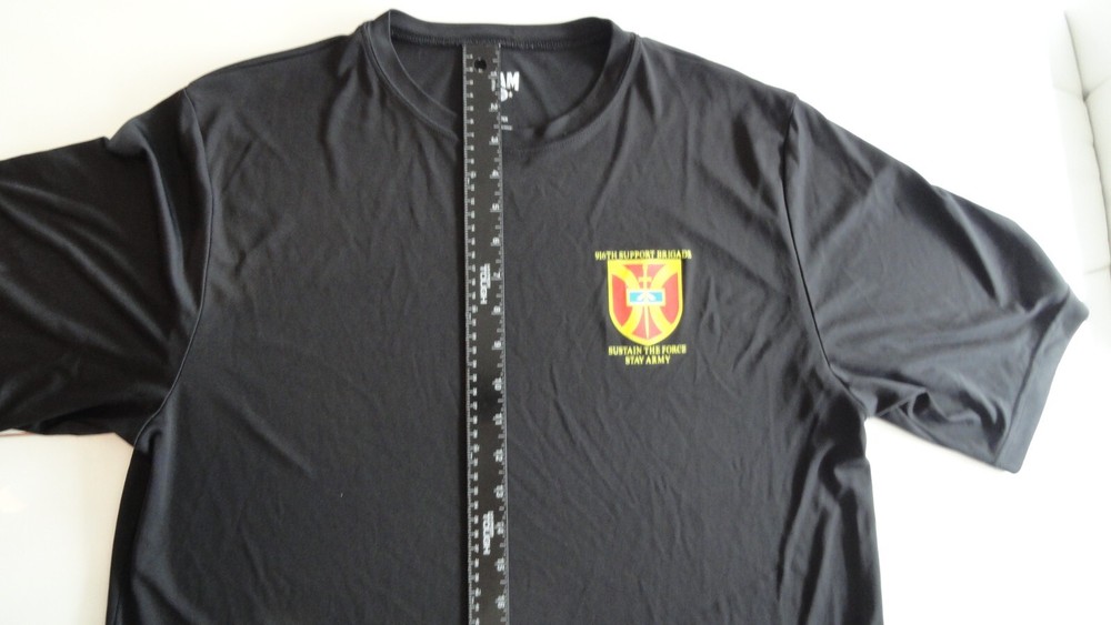 DISCONTINUED 916TH SUPPORT BRIGADE UNIT SHIRT BLACK
