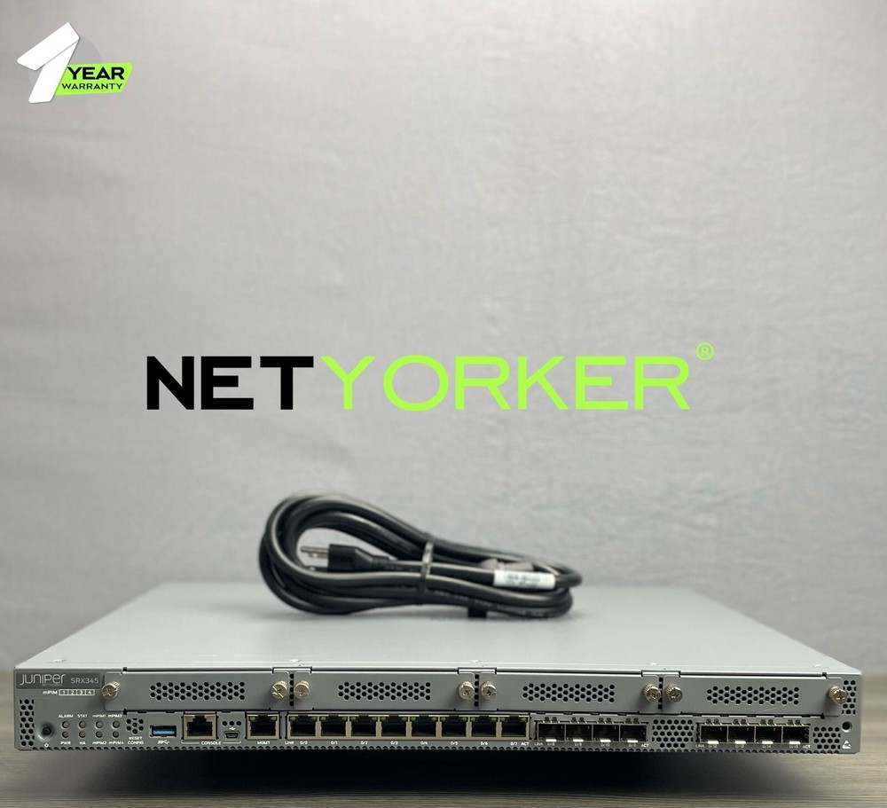 Juniper SRX345 Security Services Gateway Appliance Firewall - Same Day Shipping