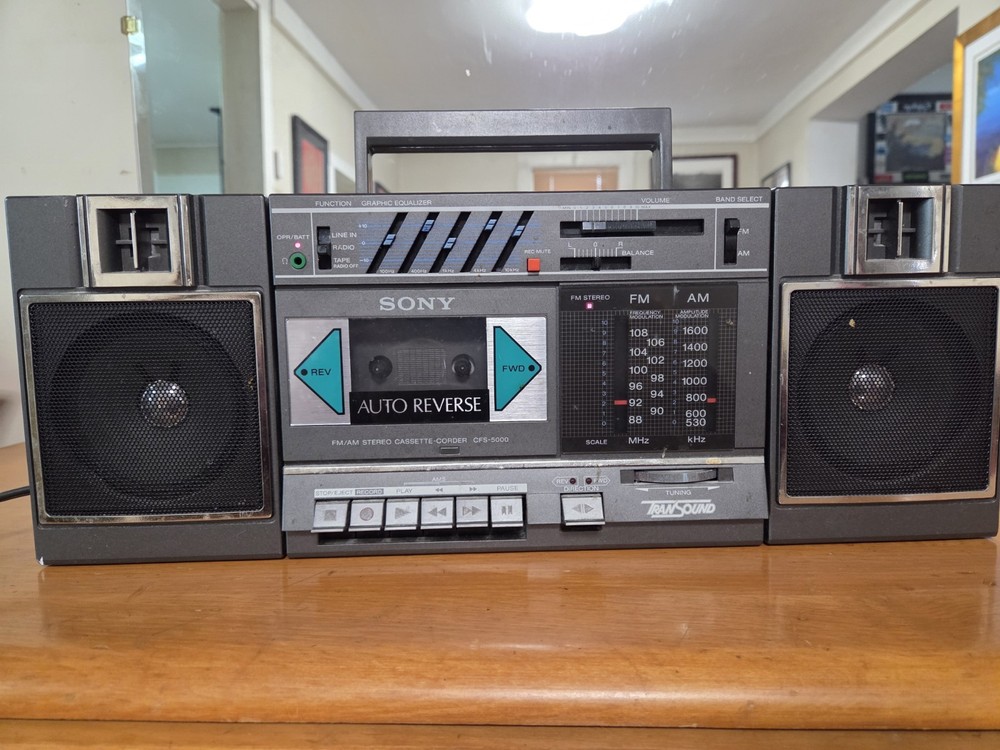 Sony 1986 Boombox CFS-5000