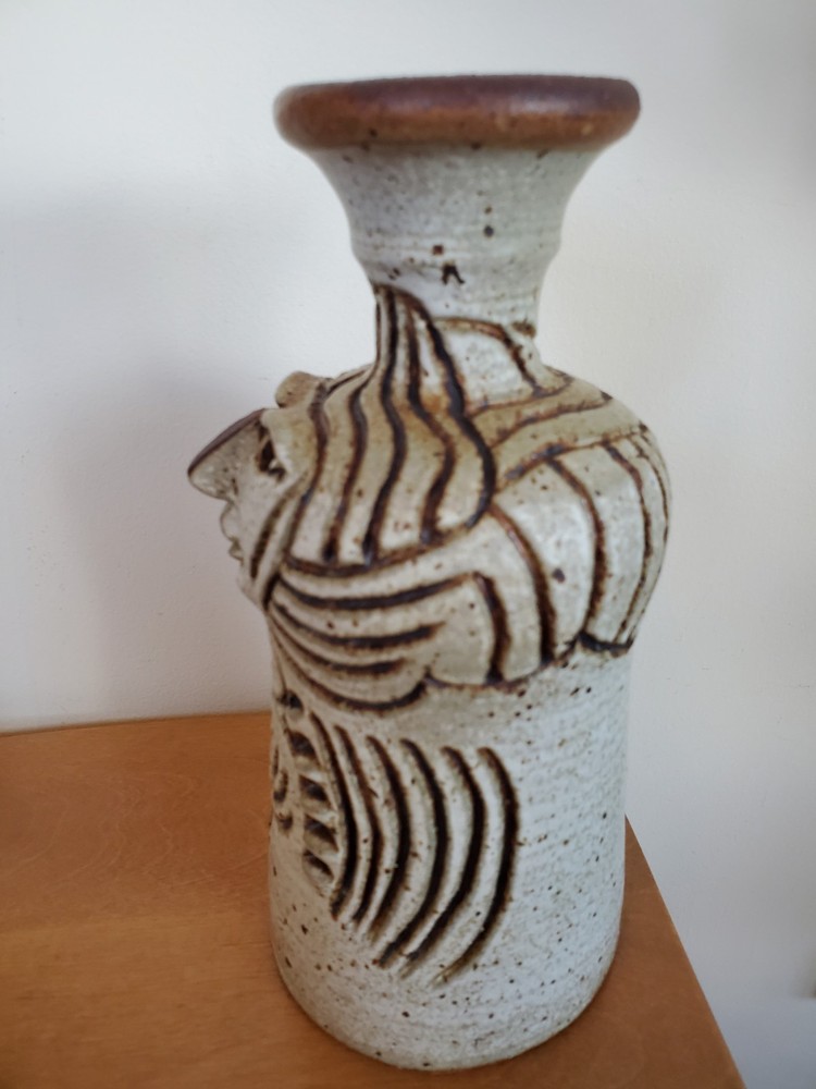 Stoneware/pottery Candleholder