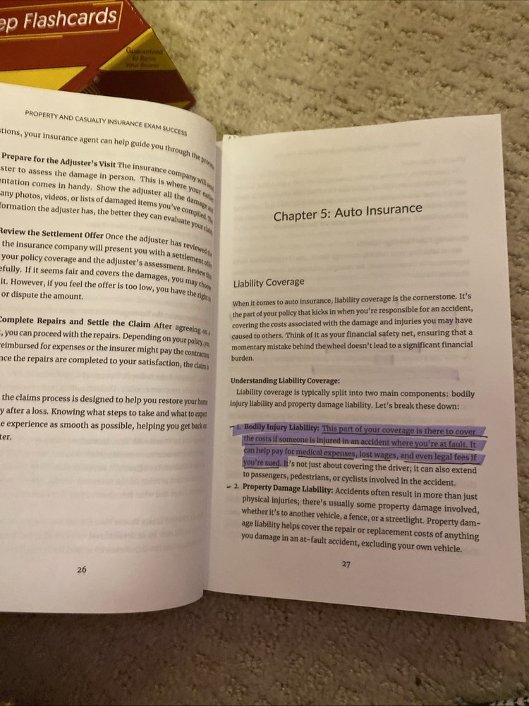 Property and Causulty Study Guide/Workbook