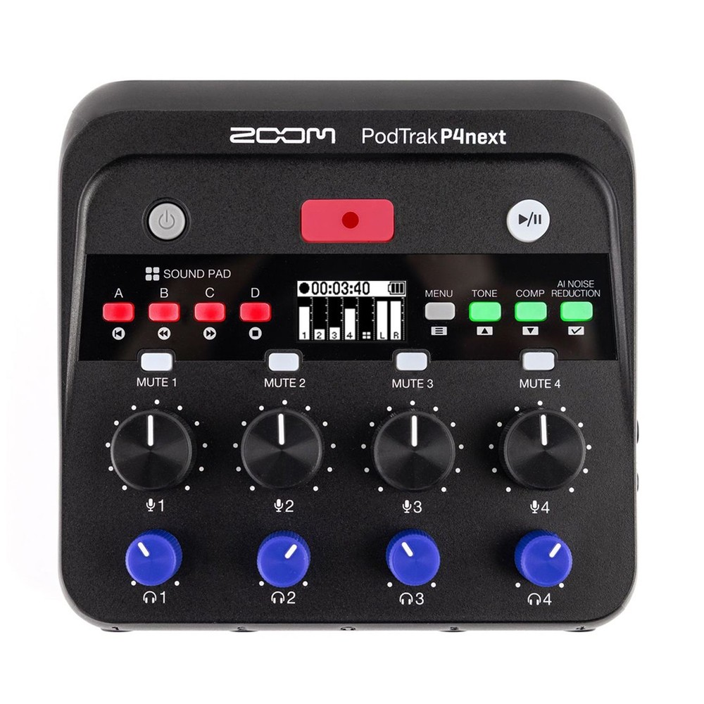PodTrak P4next Podcast Recorder