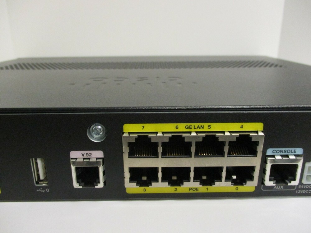 CISCO, C891F, GIGABIT ETHERNET SECURITY ROUTER, USED