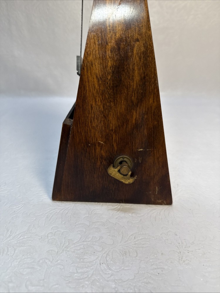 Seth Thomas Metronome De Maelzel Missing Bottom Works as Intended
