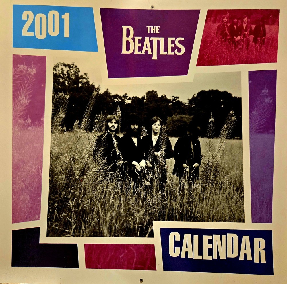 BEATLES 2001 PICTURE CALENDAR