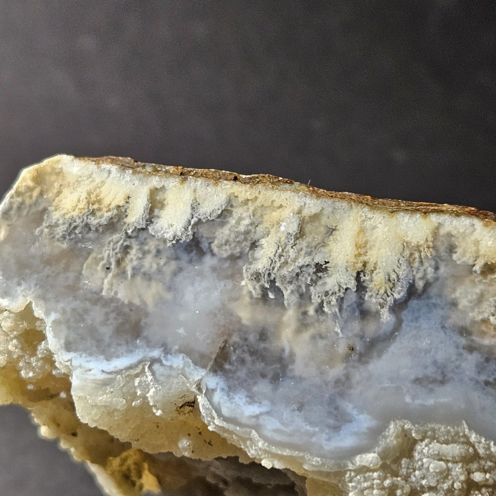 Polished Plume Agate Rough Display Specimen 429 Grams