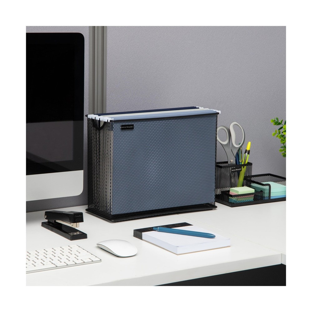Mind Reader Vertical File Storage, Desktop Organizer, Hanging Files, Office, ...