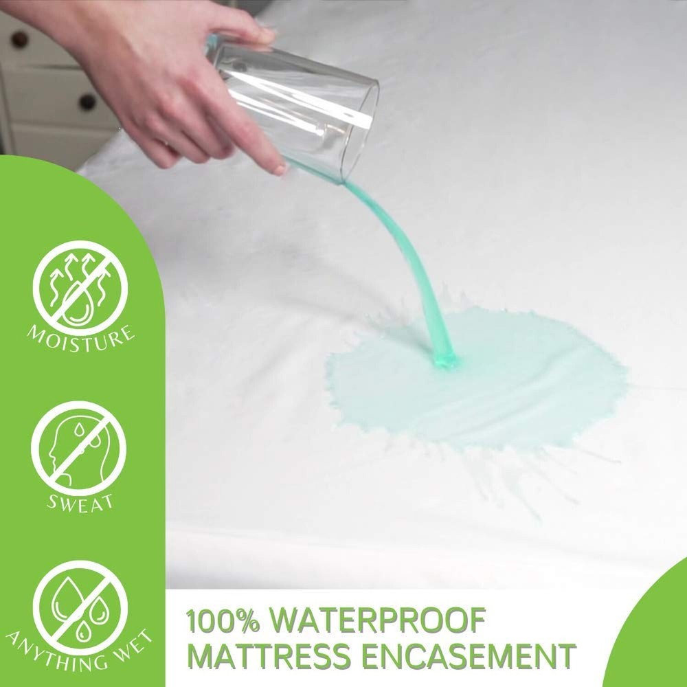 Guardmax Zippered Mattress Protector - RV Size - 100% Waterproof and Bed Bug ...