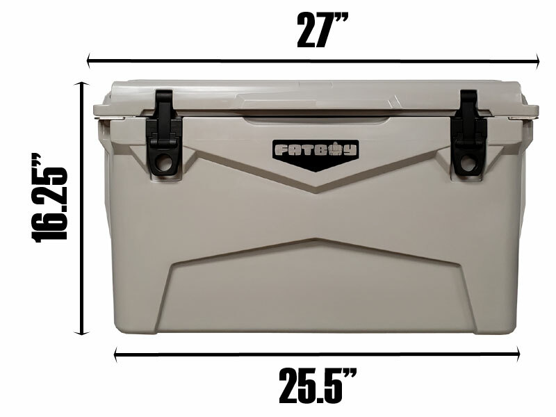 Fatboy 45 QT Quart RotoMolded Cooler White