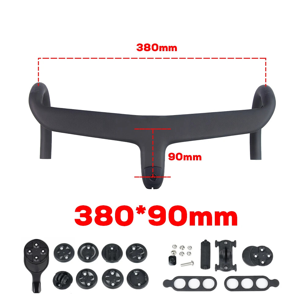 Full Internal Cable Routing Road Bicycle Drop Bar Carbon Integrated Handlebar
