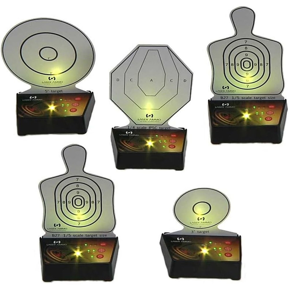 LASER AMMO 5 pack Interactive Multi Training Targets (i-MTTS-5)