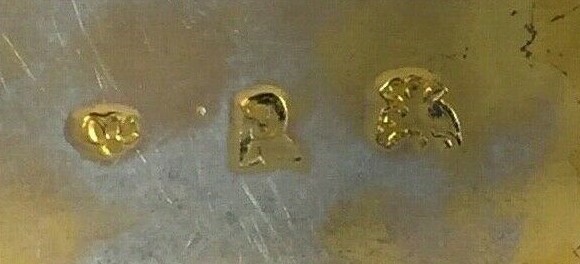 Figural Sheffield England 1899/Hanau w/Import Marks Hinged Box-4 3/4" diameter