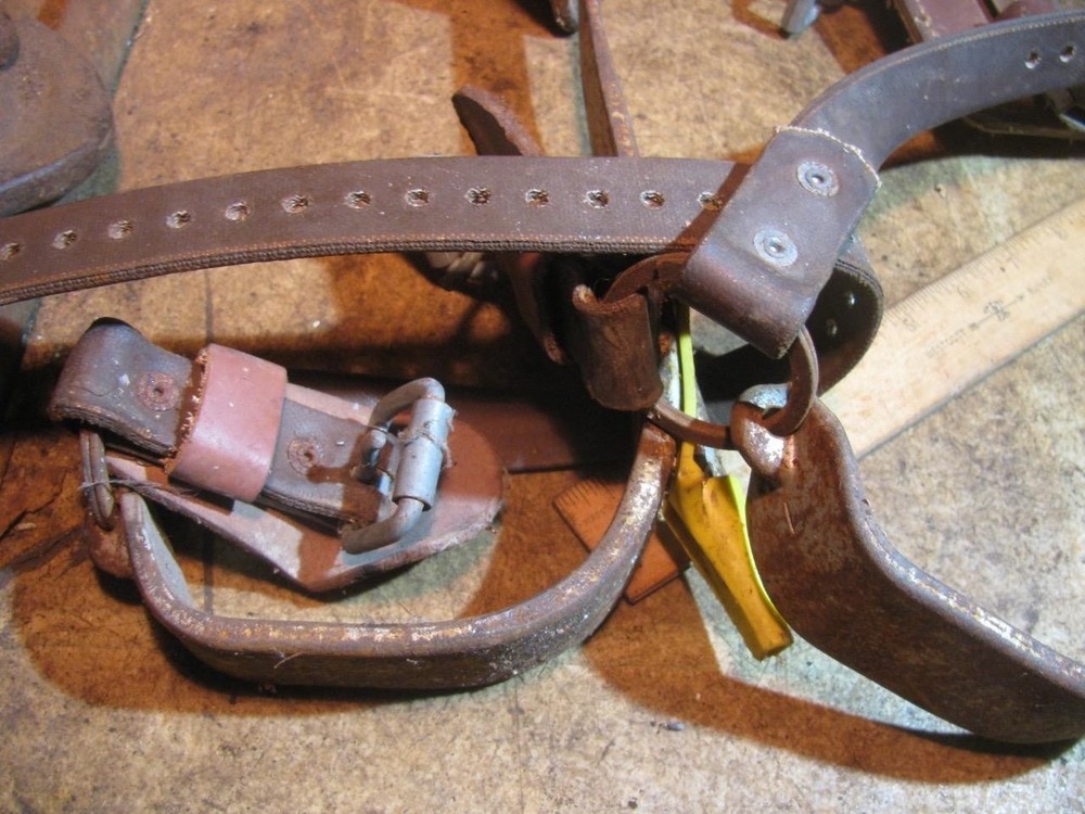 Vintage Bashlin Bell System Adjustable Pole Climbers