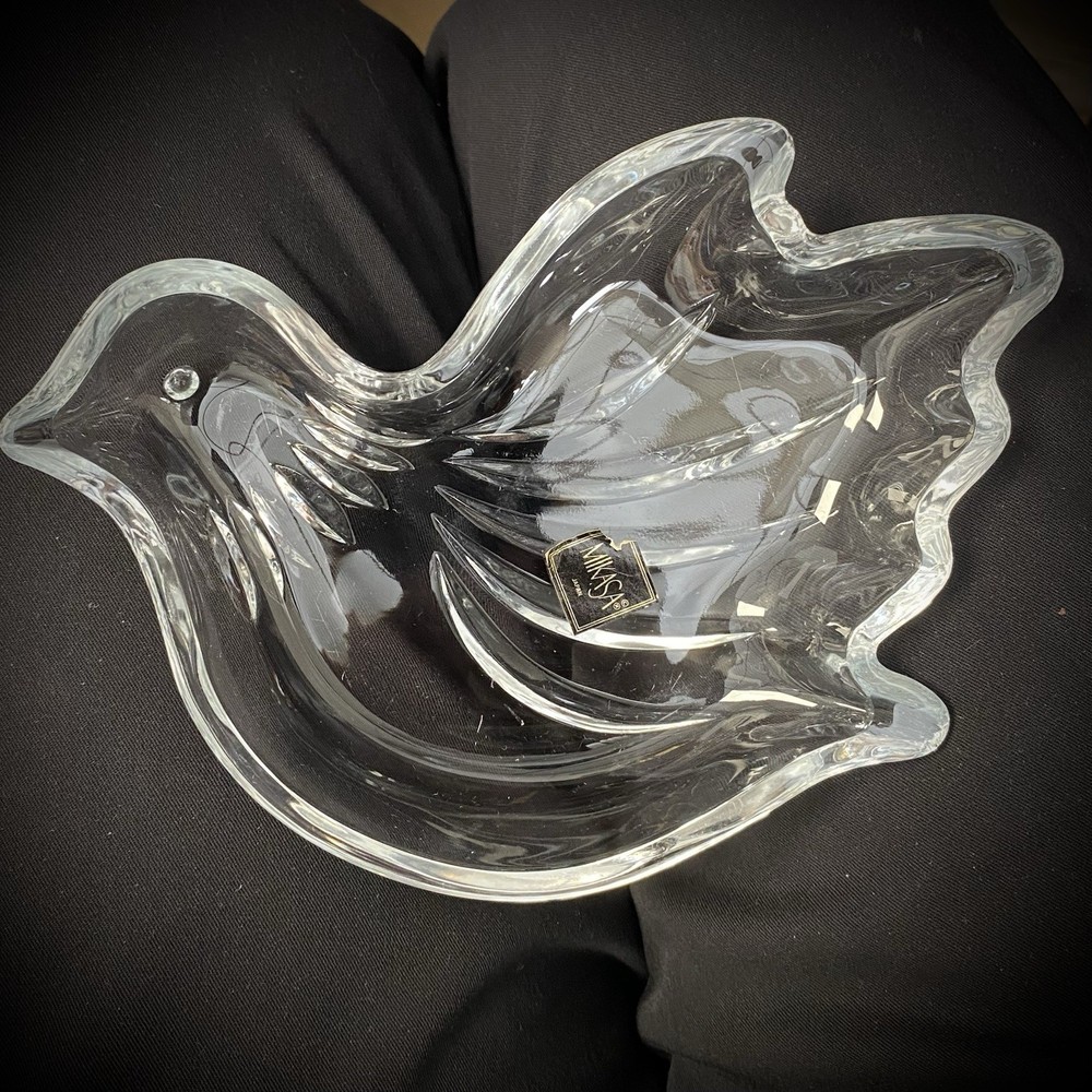 Mikasa Crystal Dove Candy Dish