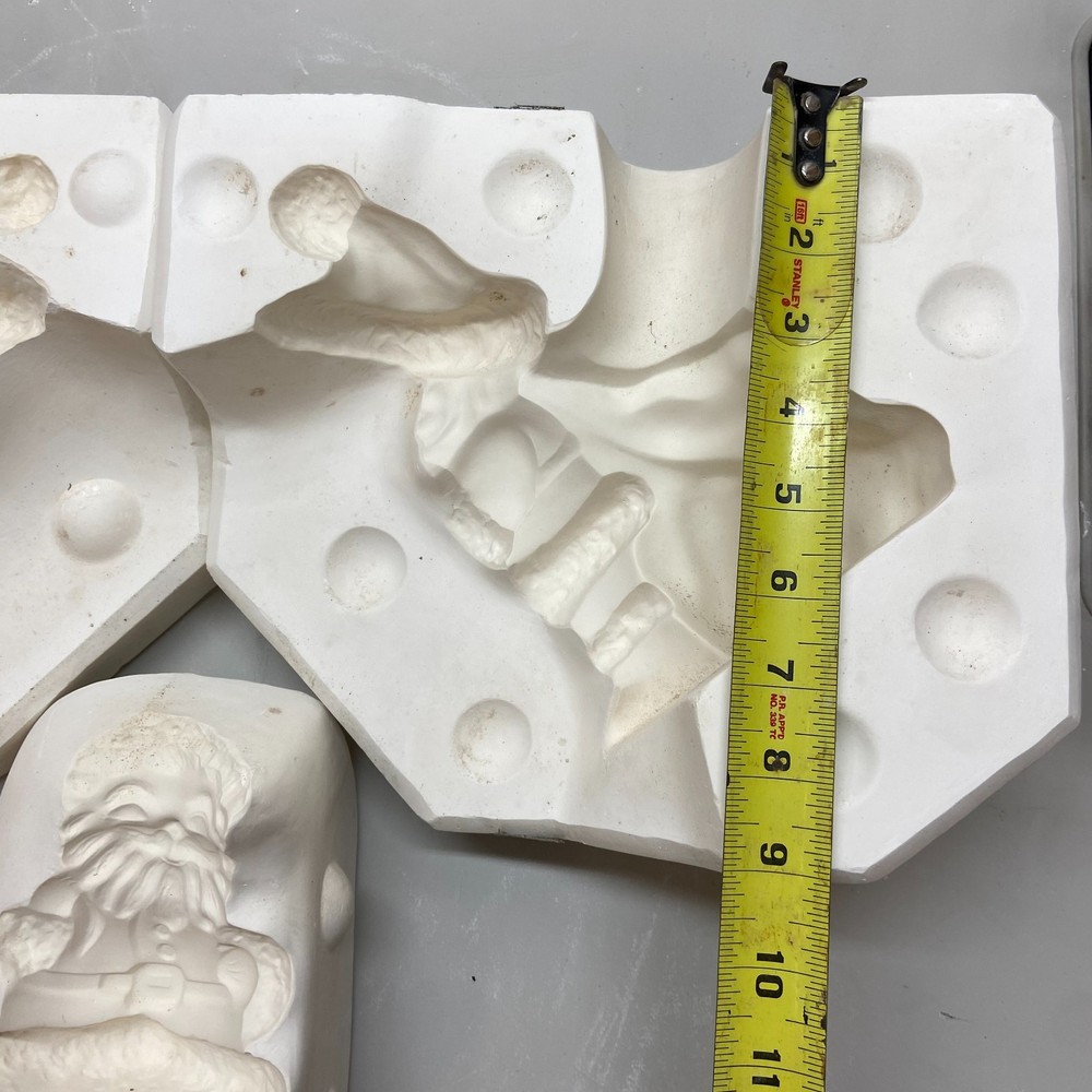 Ceramic Slip Casting Mold Santa W/Bag Hassinger