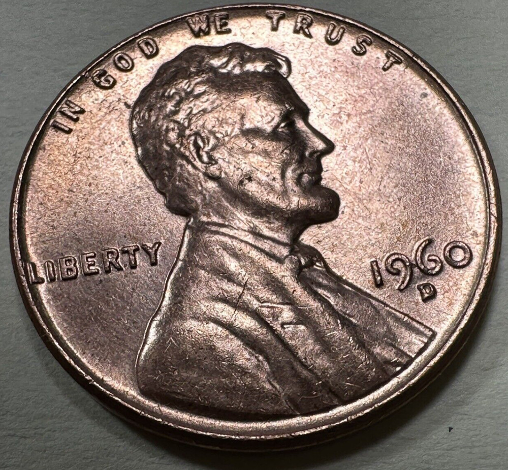 1960-D Lincoln Cent PENNY 1C 5941N