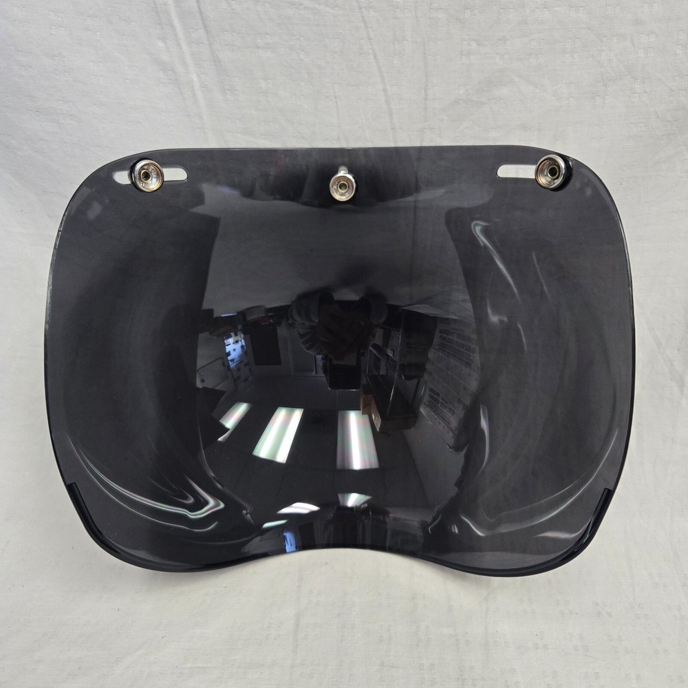 Fulmer Universal 3 Snap Bubble Face Shield Bronze Mirror *TAKE OFF SHIELD*