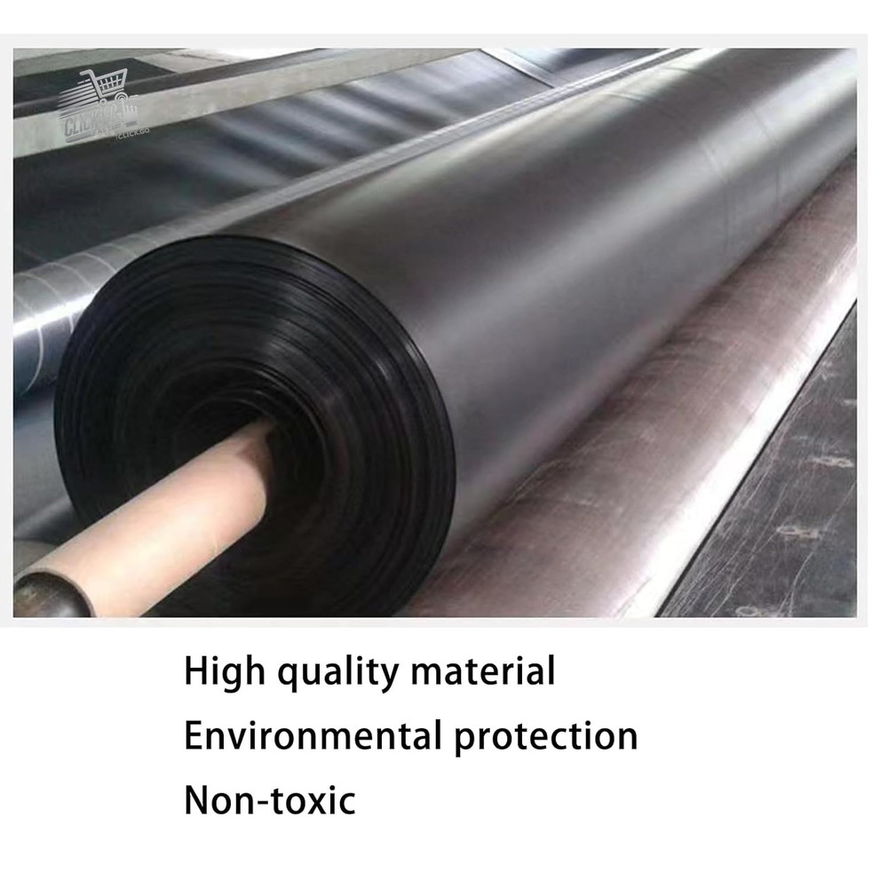 Heavy Duty Black Plastic Polyethylene Cloth 2M X 2M, Poly Cover Sheets