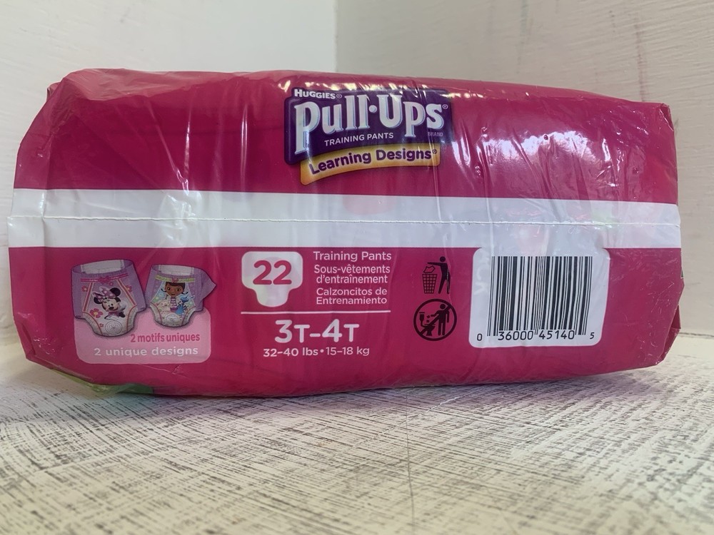 3-4T Vintage Huggies Pull-ups Doc McStuffins / Minnie Mouse