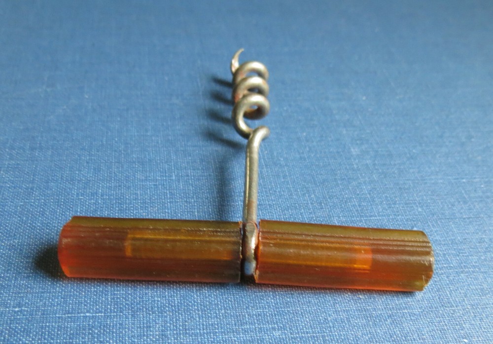 SMALL OLD CORKSCREW with BAKELITE HANDLE