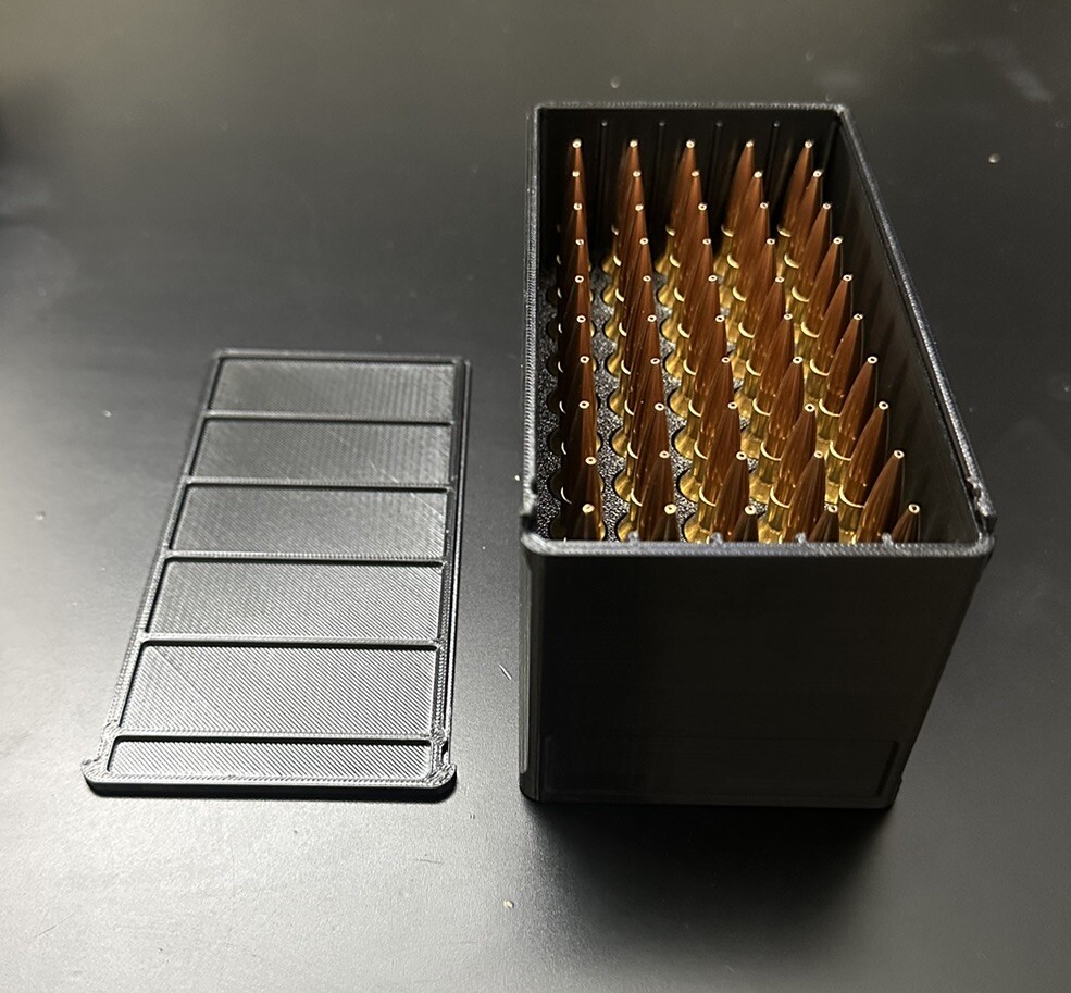 6.5 Creedmoor Ammo Box 50rd Capacity (3 Pack)