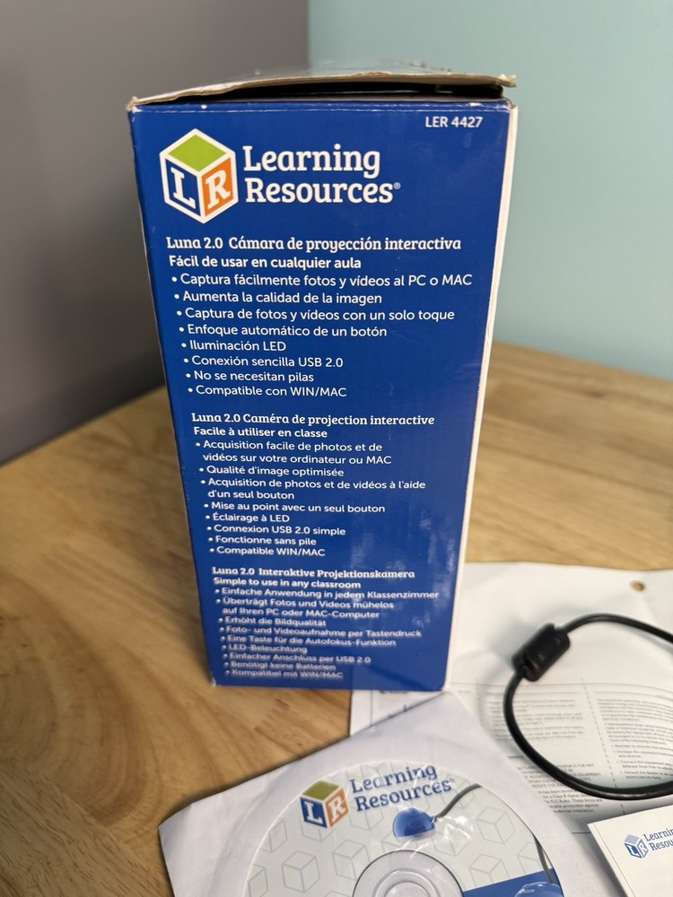 Learning Resources Luna 2.0 Interactive Easy to Use Digital Projection Camera