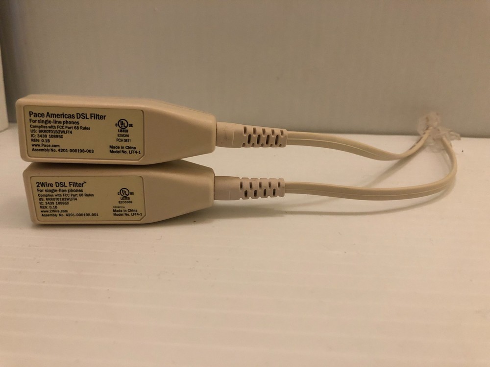 DSL Phone Line Filters (2) - Pace & 2Wire