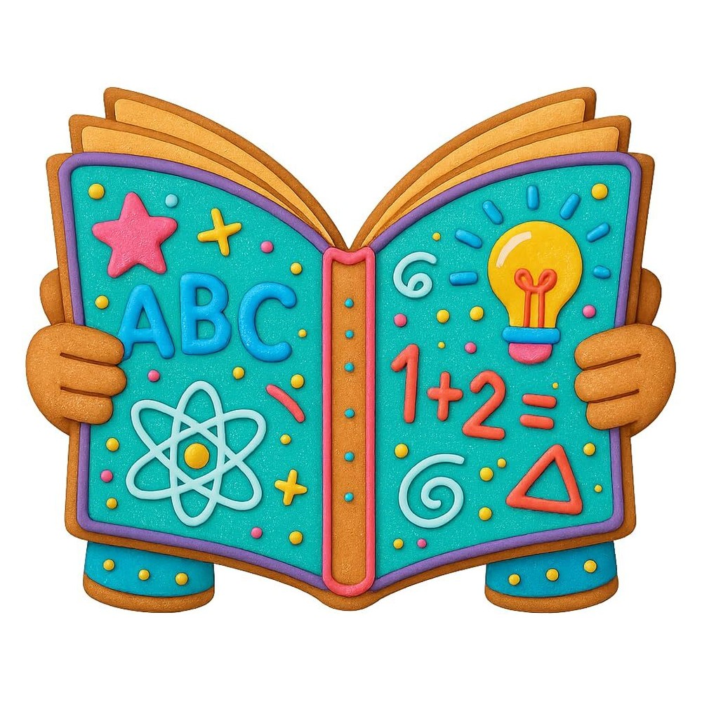 Reading Book Cookie Cutter (4.25x2.9")