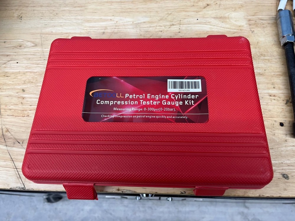 Quick & Accurate Petrol Engine Compression Tester Kit - 8-Piece Automotive Tool