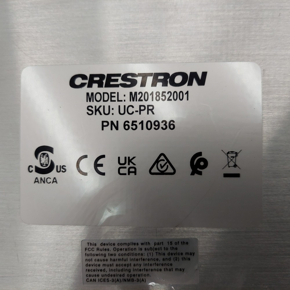 CRESTRON M201852001 UC-PR PRESENTATION TRANSMITTER 6510936