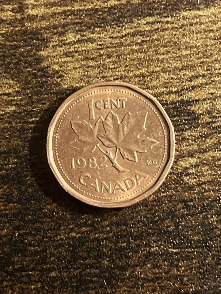 1982 Canada 1 One Cent Actual Coin TK9857*