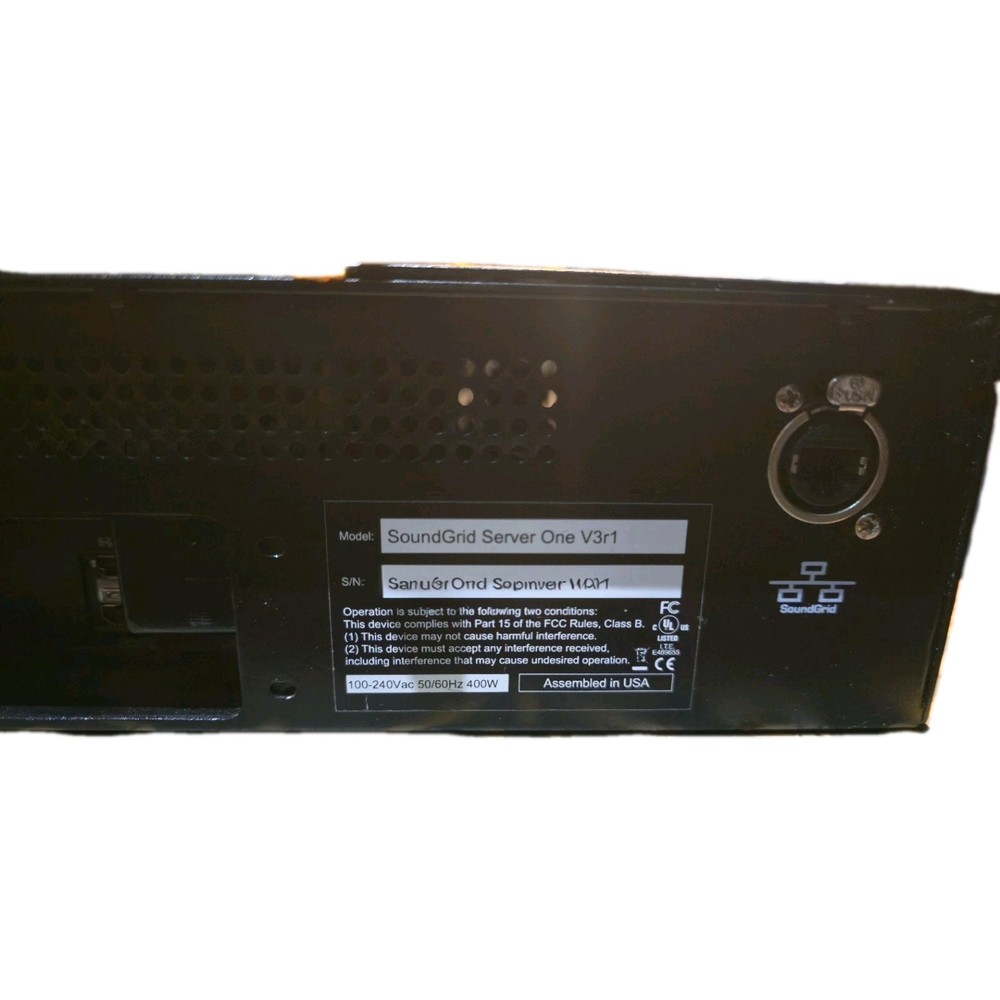 Waves SoundGrid Server One V3r1 Pro Audio Server Extreme Audio Processing Server