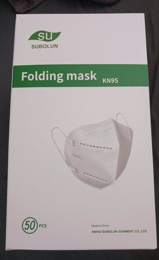 Subolun KN95 Folding Mask (50PK)