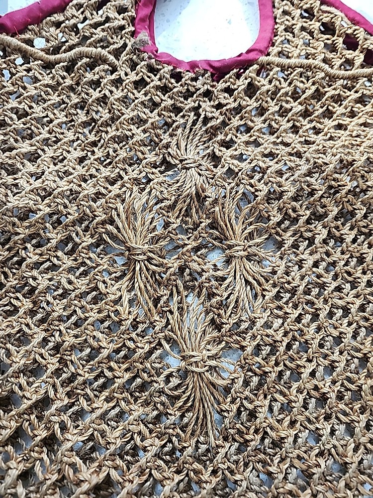 Vintage Sisal Mesh Bag