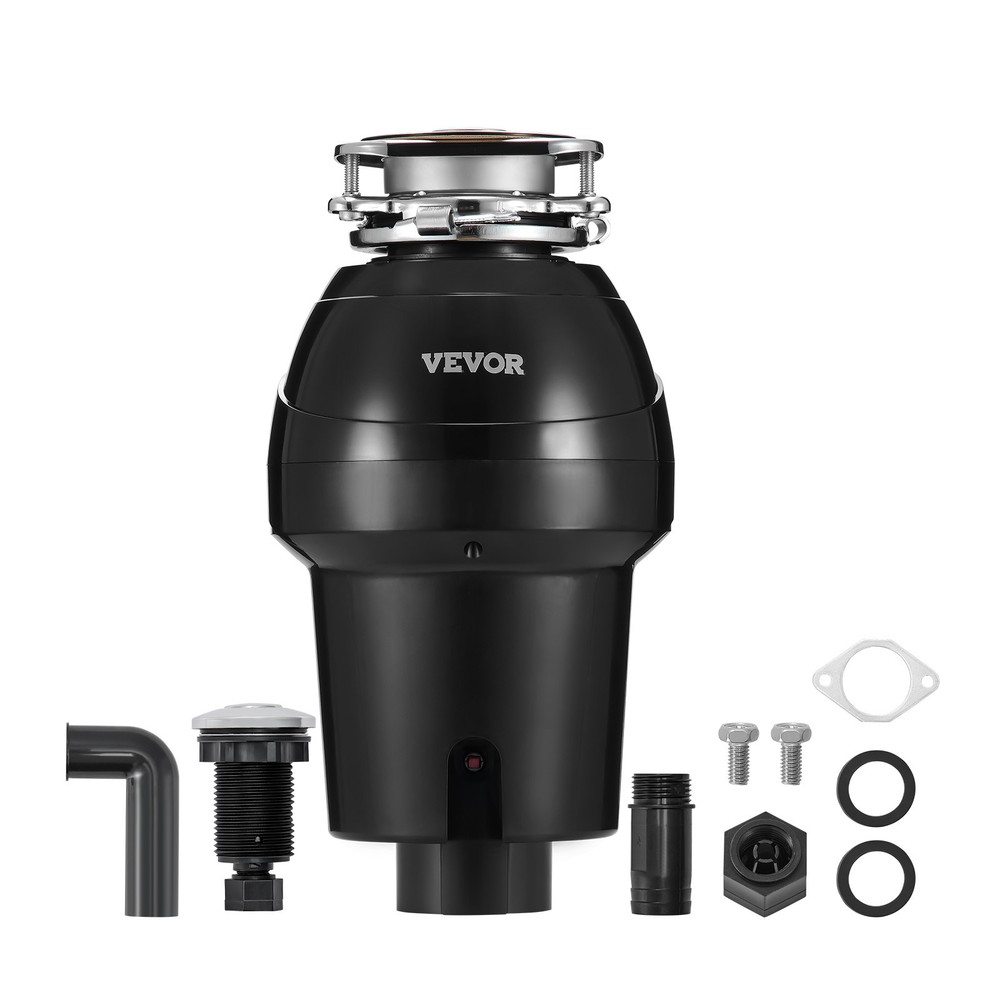 VEVOR Garbage Disposal 1.25HP Continuous Food Waste Disposer 3360RPM EZ Corded