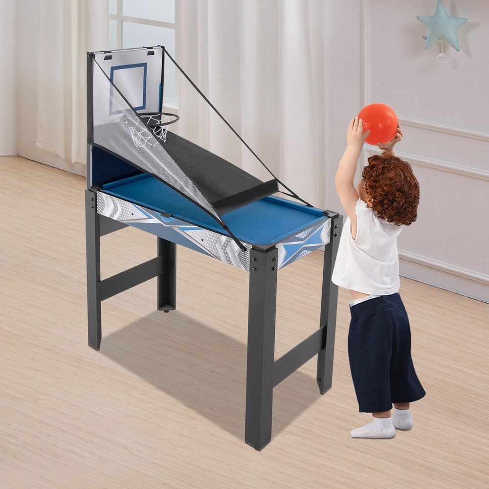5-In-1 Rectangular Multi Game Table Combo Game Table Game Desk Floor Standing