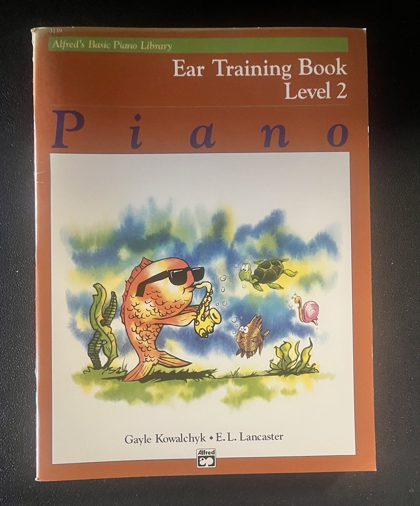 Alfred’s basic piano library ear training book level two