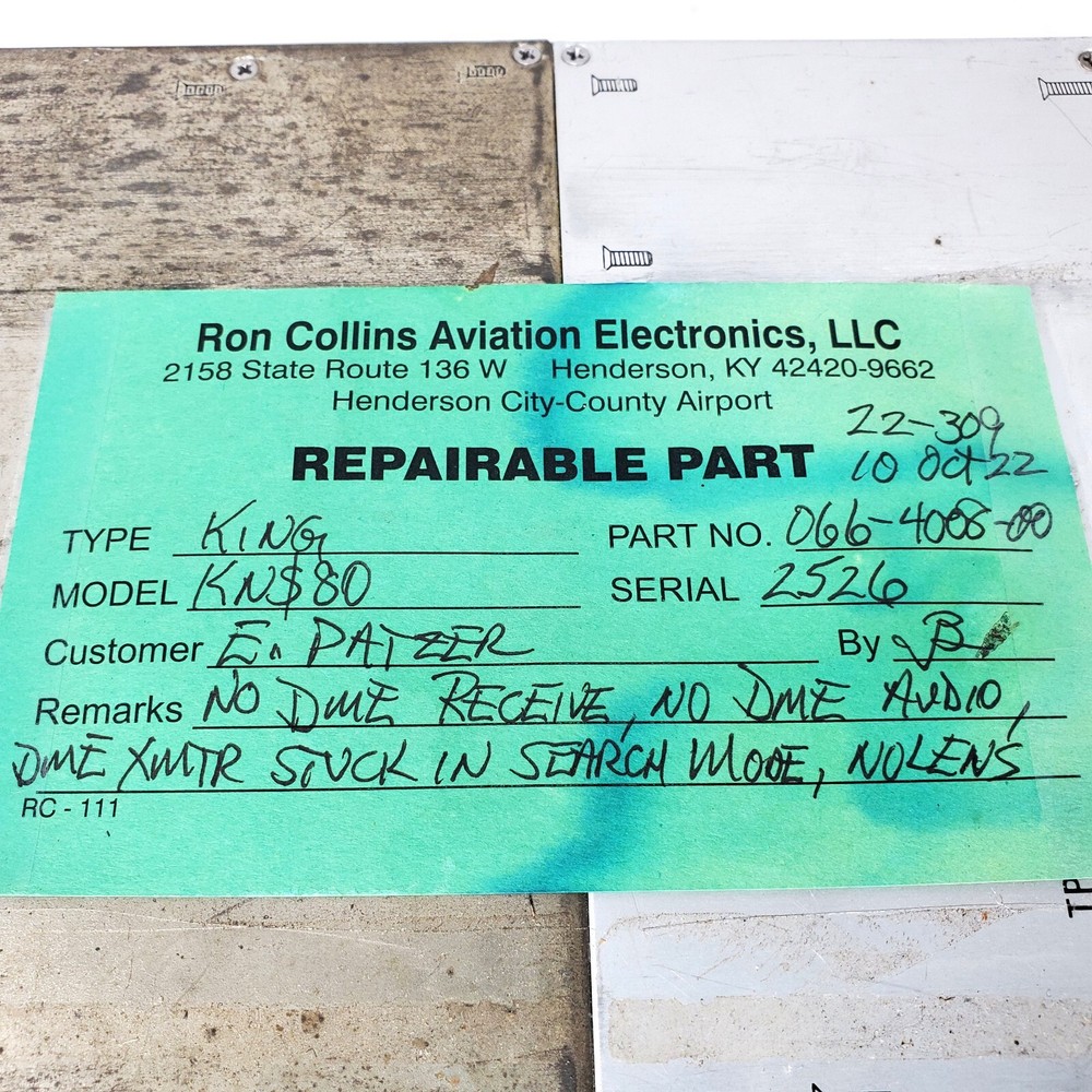 Parts Unit - Bendix King KNS 80 Navigation System - 066-4008-00