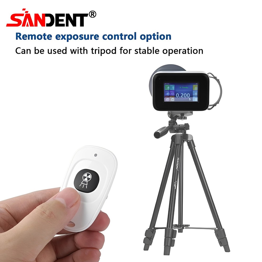 Dental X Mobile Ray Machine Unit Imaging System Digital High Frequency + Shield