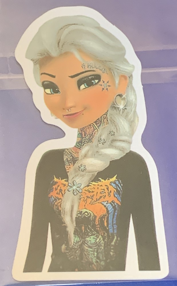 Elsa Frozen Small Decal Sticker