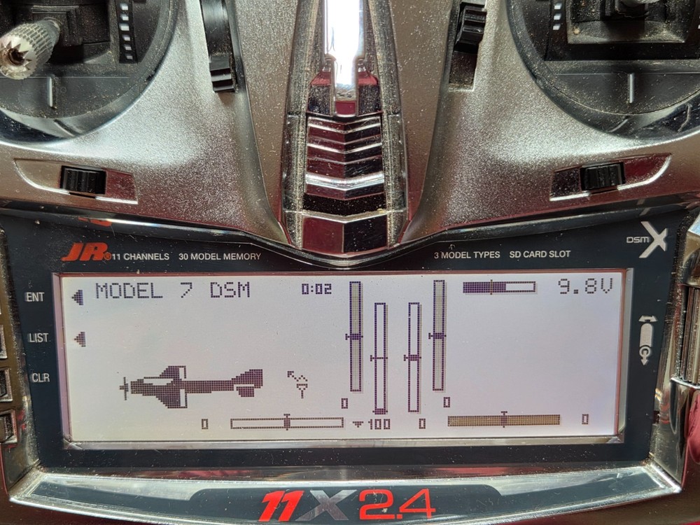 JR PROPO 11X DSM TRANSMITTER WITH CARRYING CASE