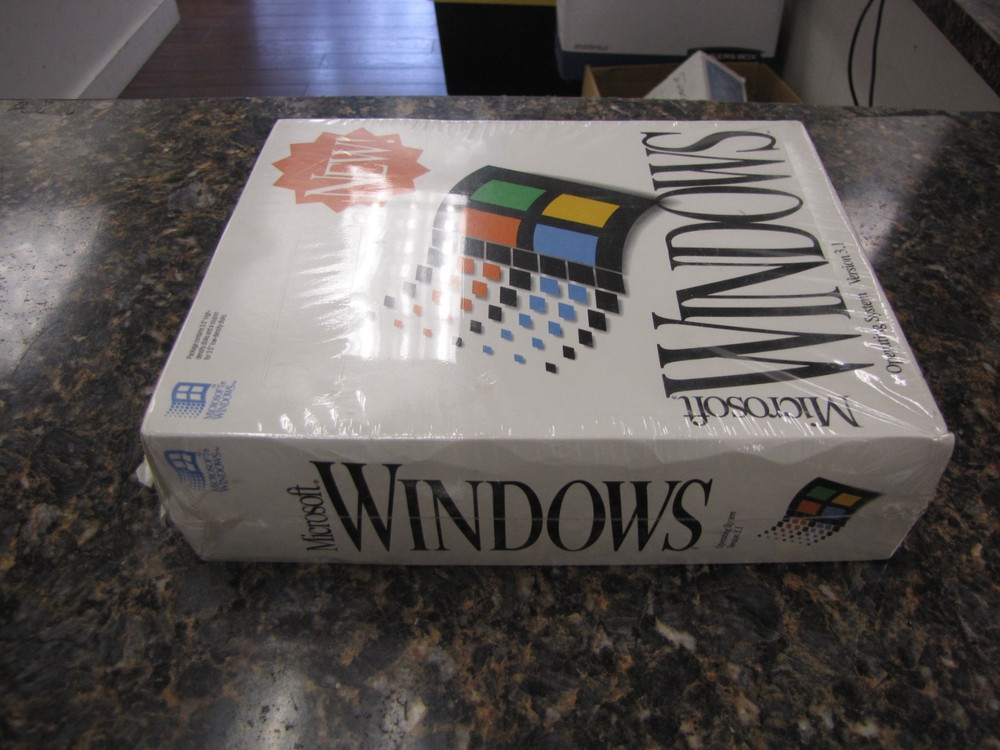 Vintage Microsoft Part 21673 Windows Operating System Version 3.1 – New Sealed