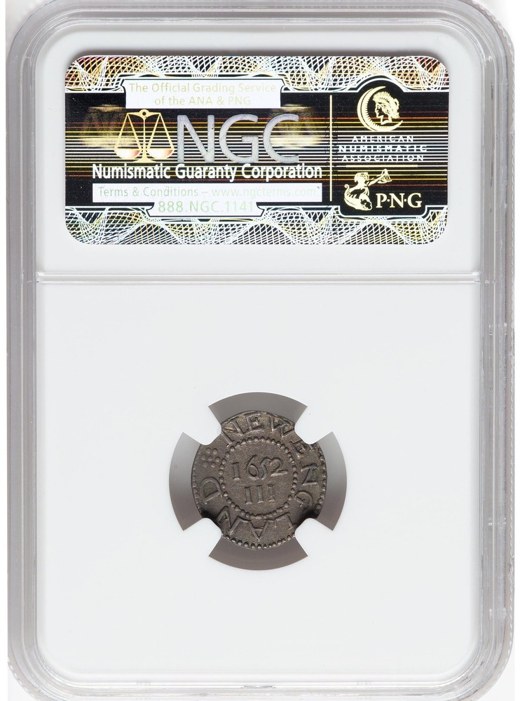 1652 PINE TREE 3PENCE NGC MS 64
