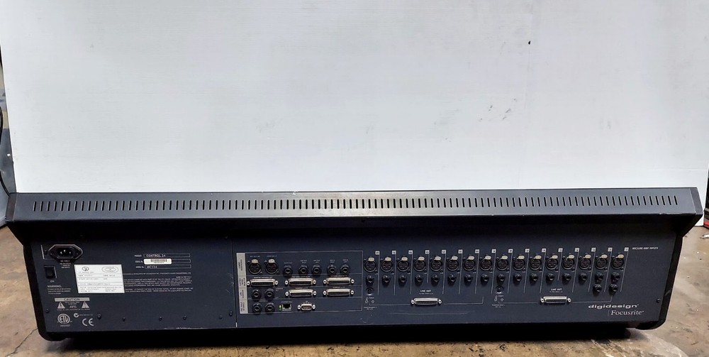 Digidesign Focusrite MC124 Control24 Protools Professional Mixer Console