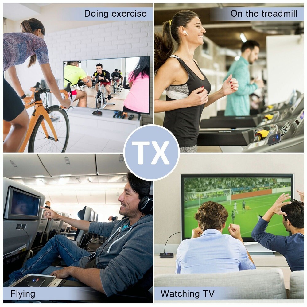 2in1 Bluetooth Transmitter & Receiver Wireless A2DP for Home TV Stereo Audio