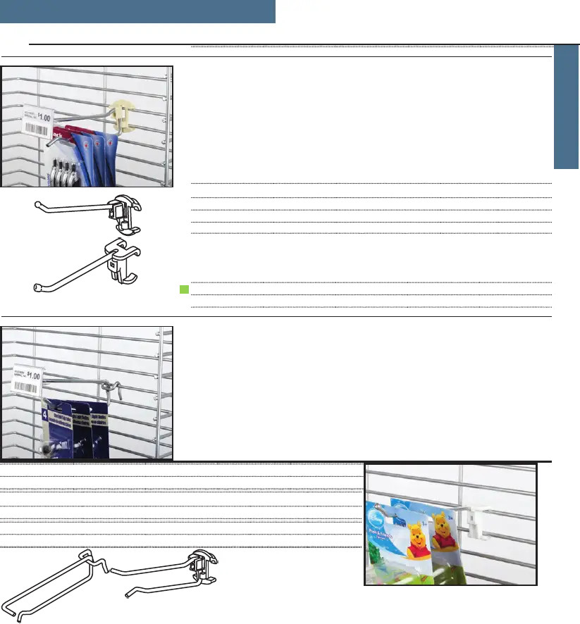 Saffron Display Hook 7149965782 (100 PK)